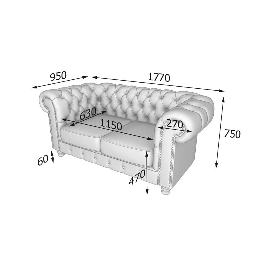Диван честер размеры и чертежи